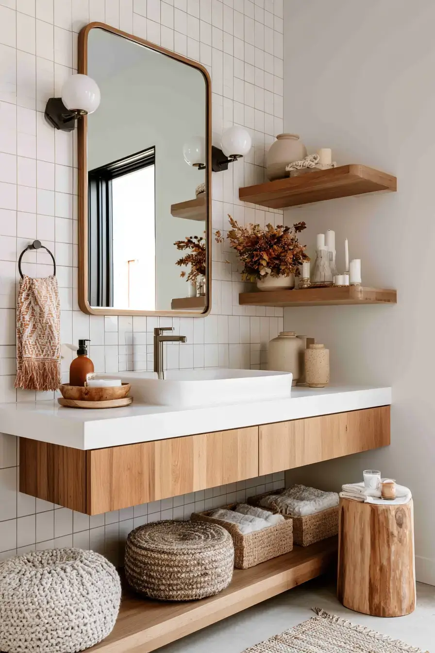 27 Fall Bathroom Decor Ideas That Make a Small Room Feel Like Autumn