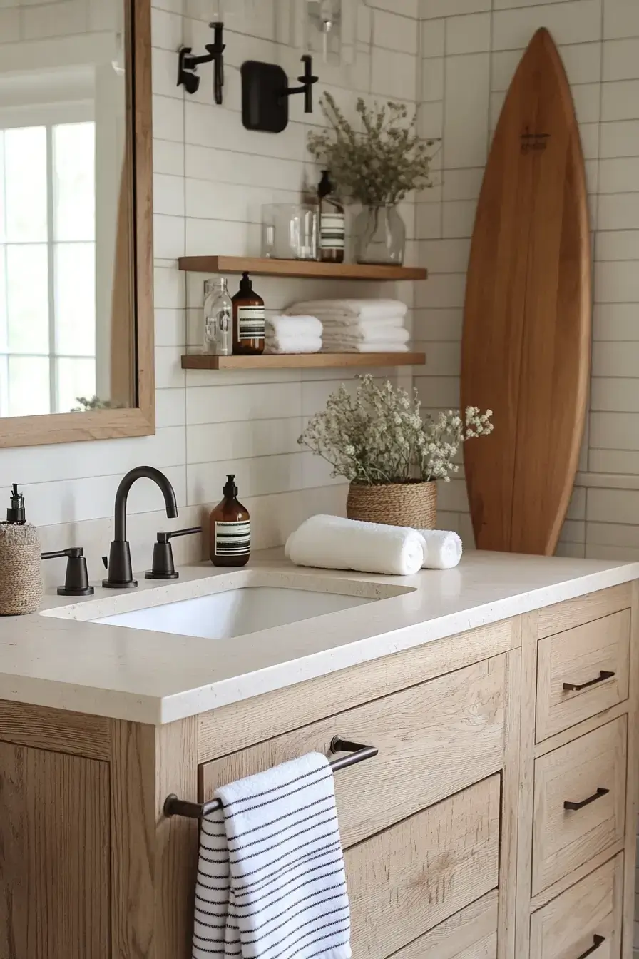 16 Lake House Bathroom Ideas That Feel Like a Morning Swim