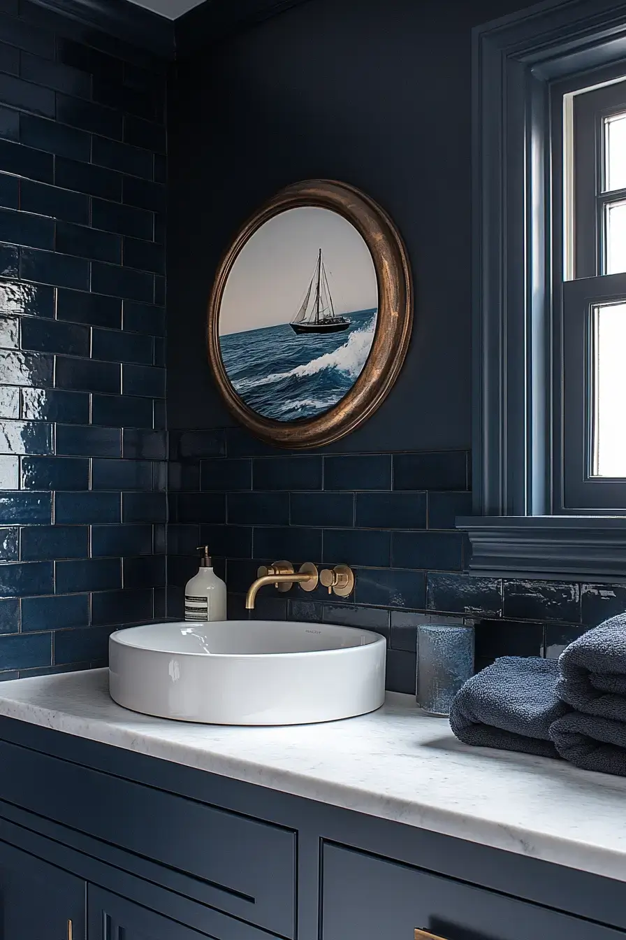 18 Nautical Bathroom Ideas That Bring the Harbor Home