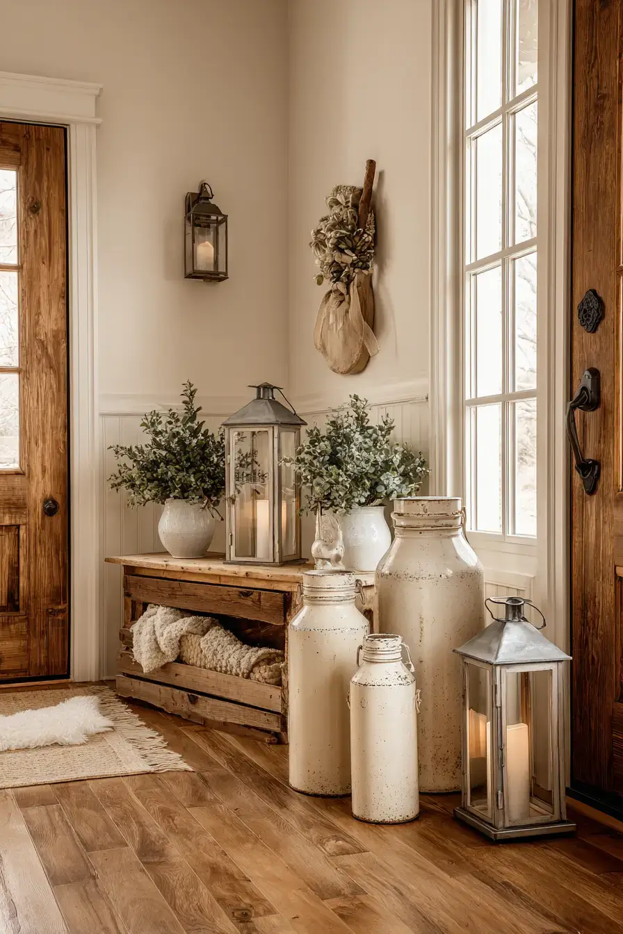 14 Vintage Milk Can Decor Ideas That Look Like Farmhouse History