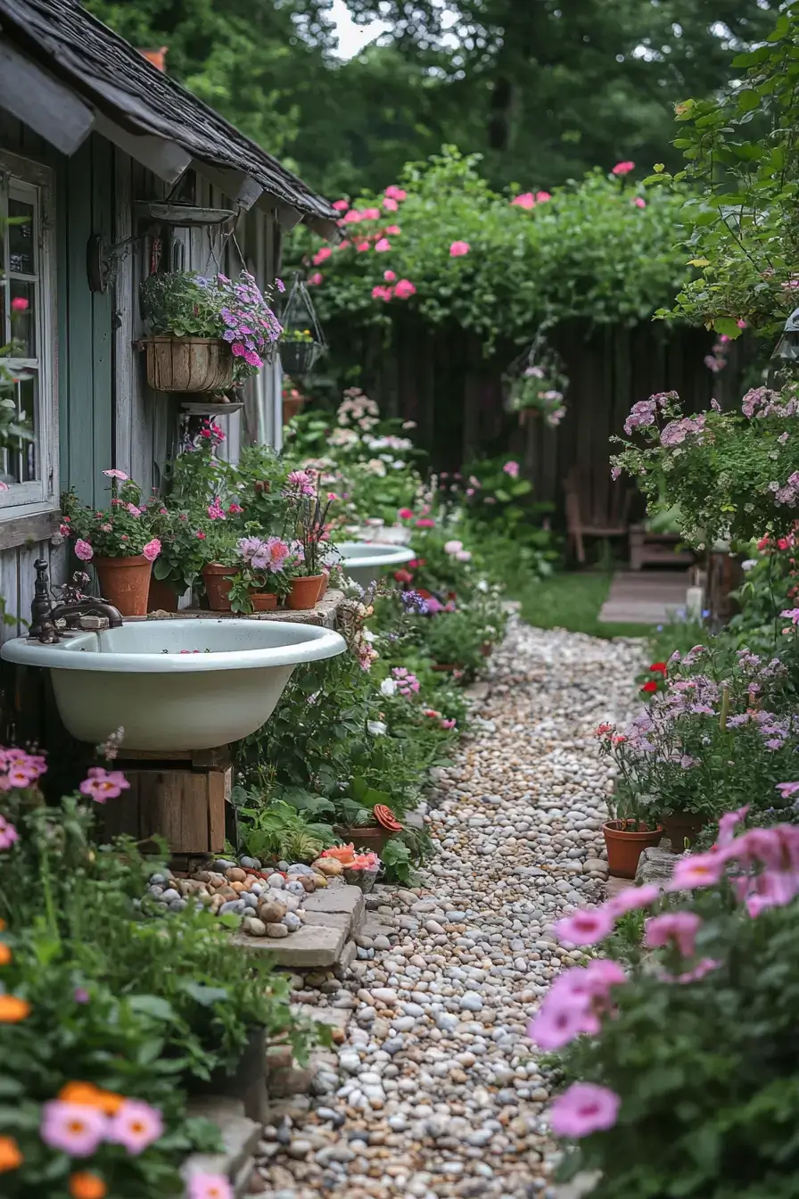 16 Upcycled Garden Decor Ideas That Turn Junk Into the Best Part of the Yard