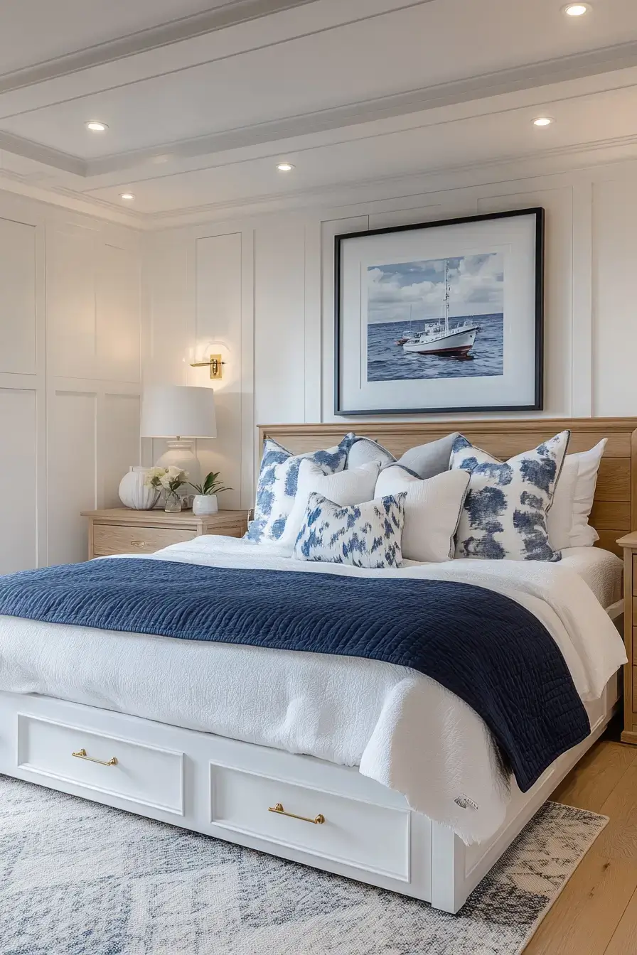 22 Nautical Bedroom Ideas That Feel Like a Coastal Morning