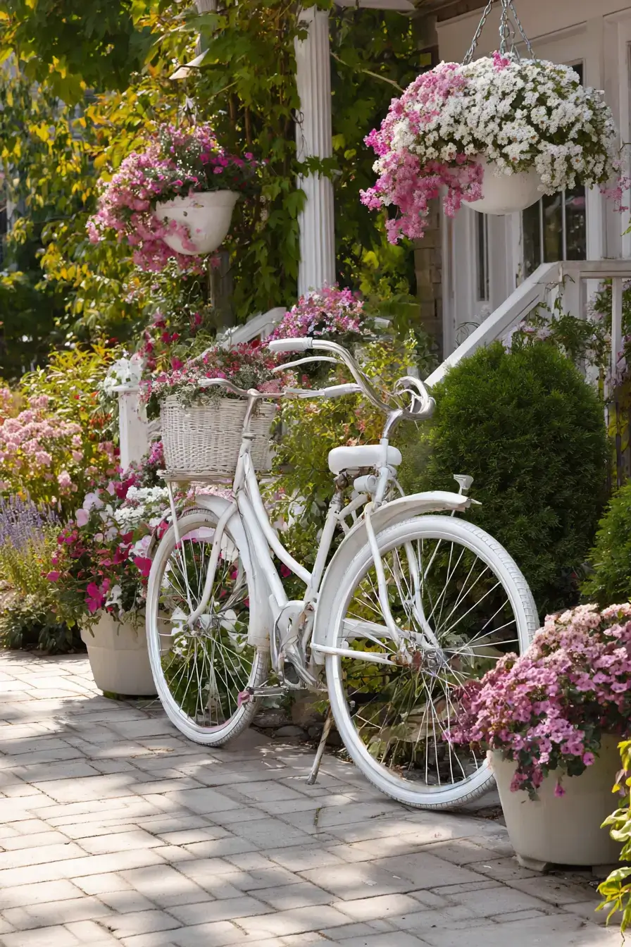 14 Bicycle Yard Decor Ideas That Turn Old Bikes Into Garden Features