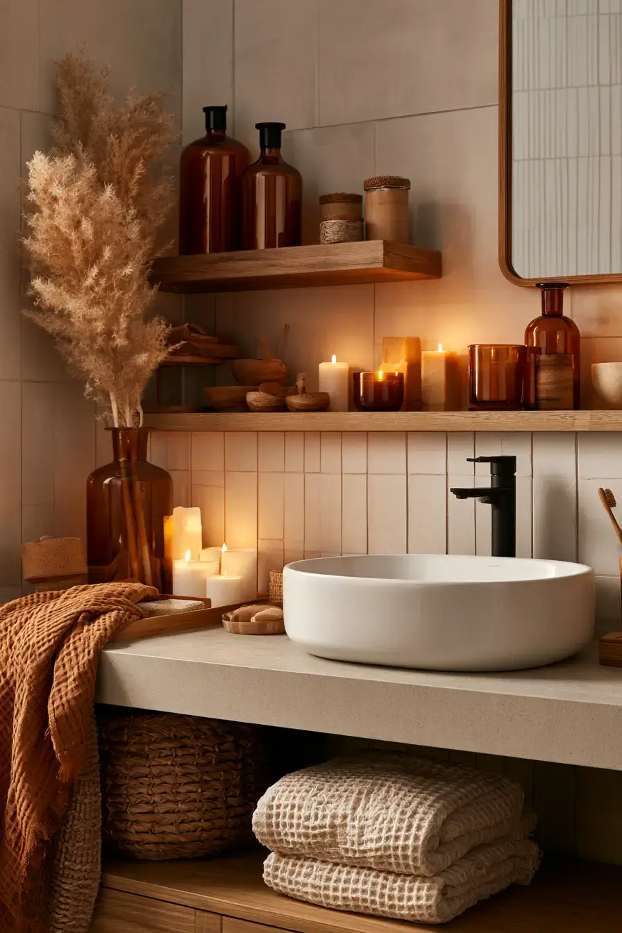 27 Fall Bathroom Decor Ideas That Make a Small Room Feel Like Autumn