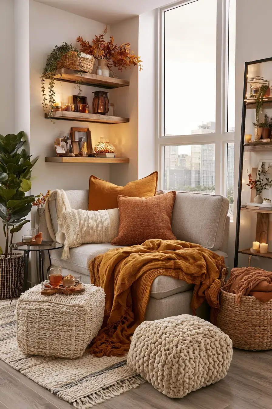 27 Fall Apartment Decor Ideas That Make a Small Place Feel Like the Season