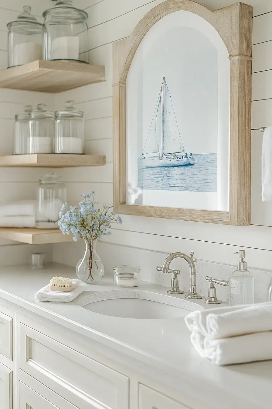 18 Nautical Bathroom Ideas That Bring the Harbor Home