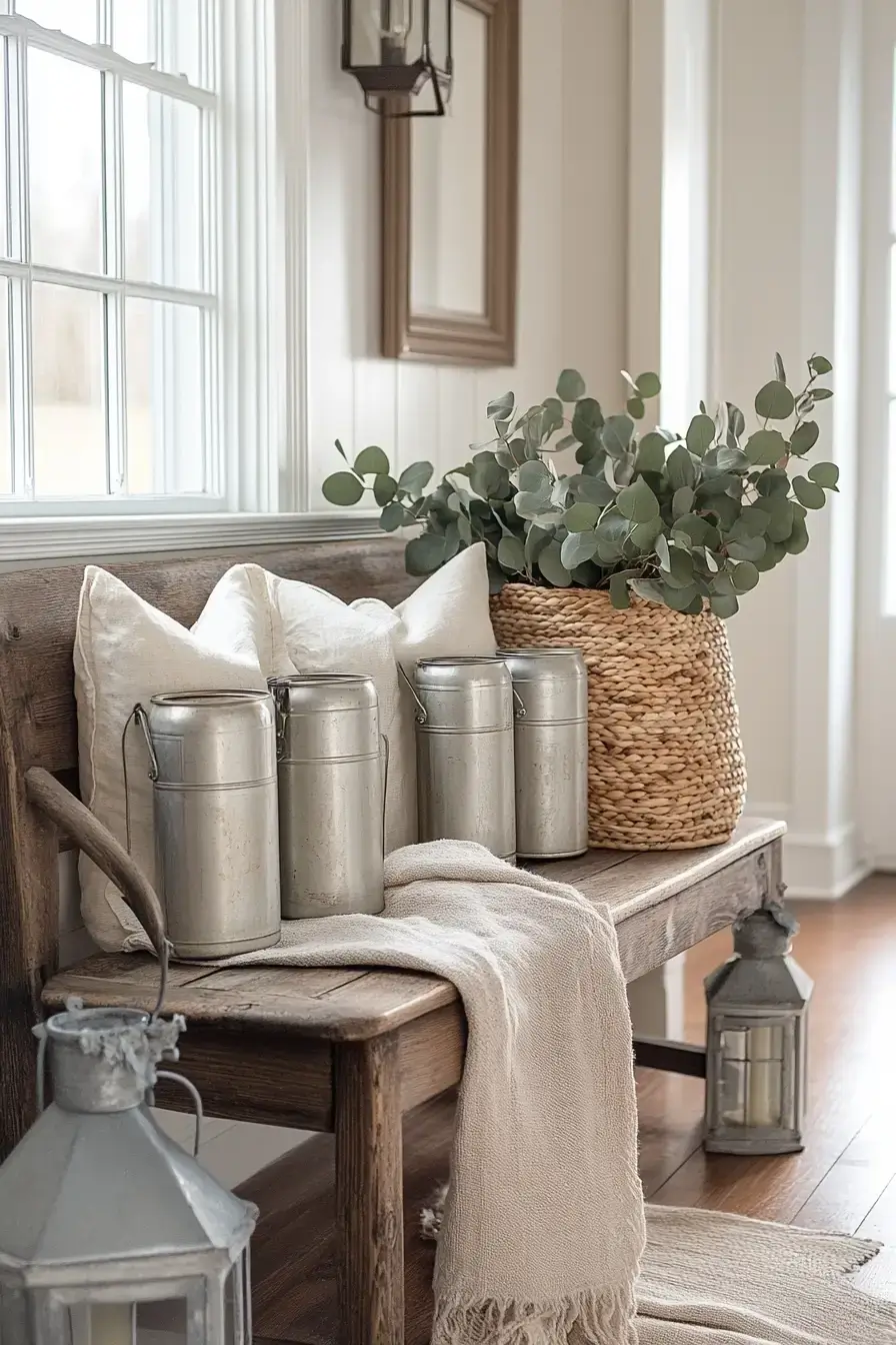 14 Vintage Milk Can Decor Ideas That Look Like Farmhouse History