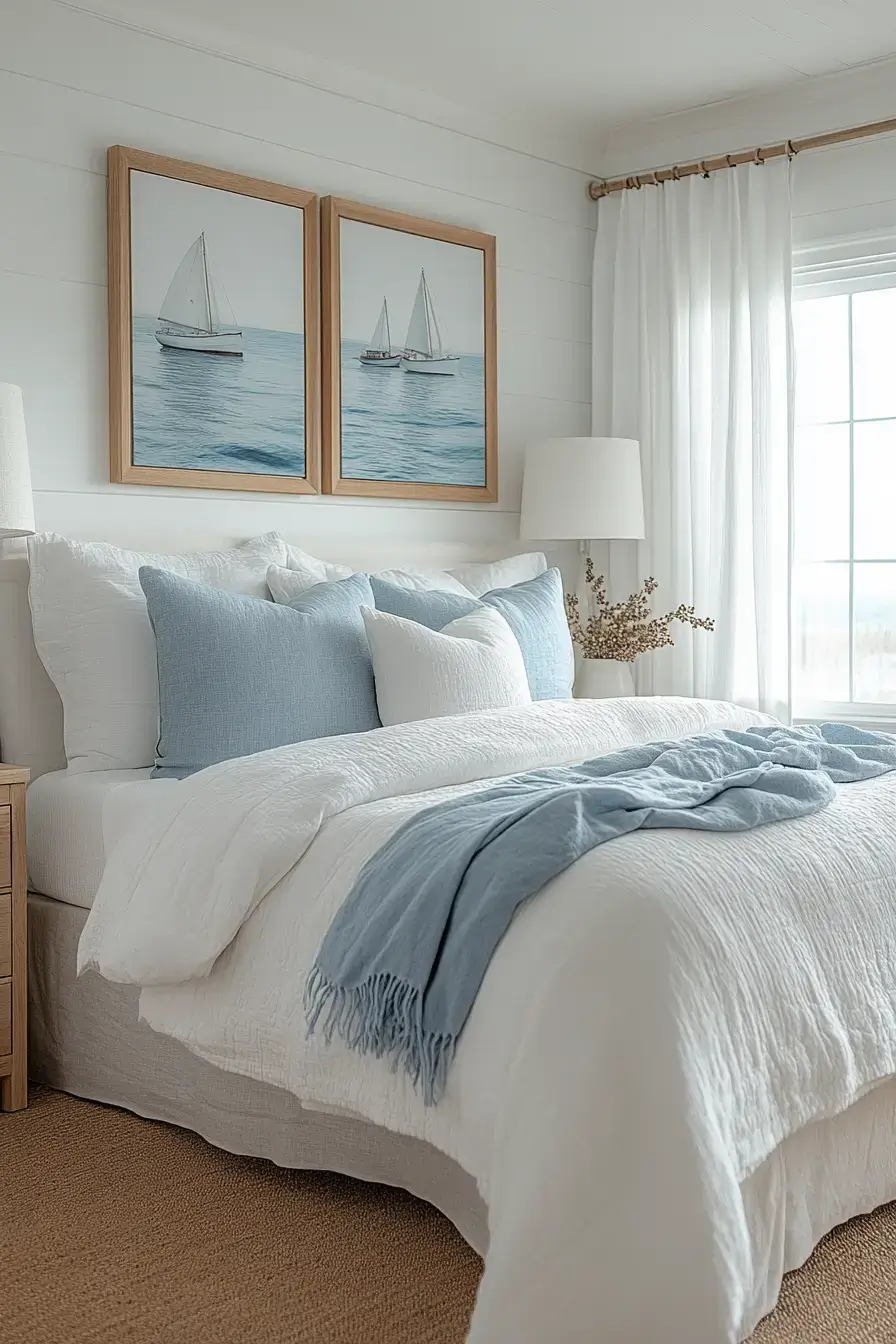 22 Nautical Bedroom Ideas That Feel Like a Coastal Morning