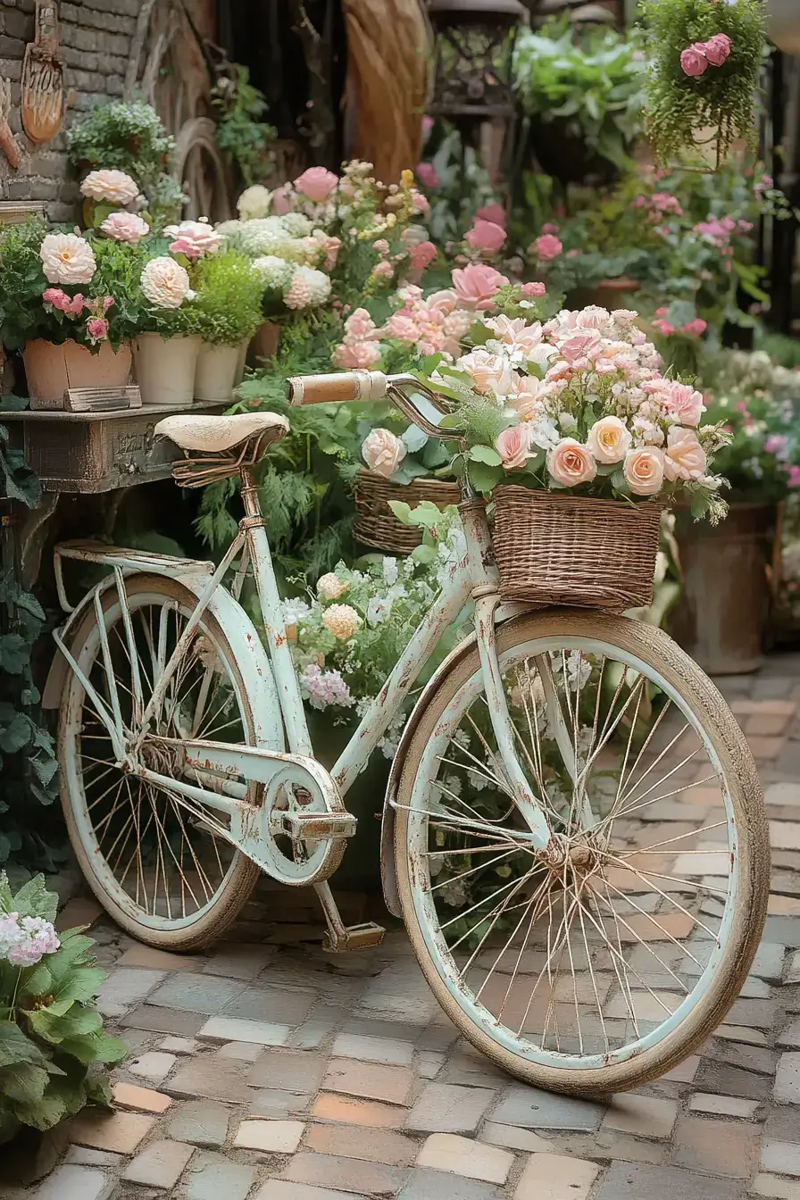 14 Bicycle Yard Decor Ideas That Turn Old Bikes Into Garden Features