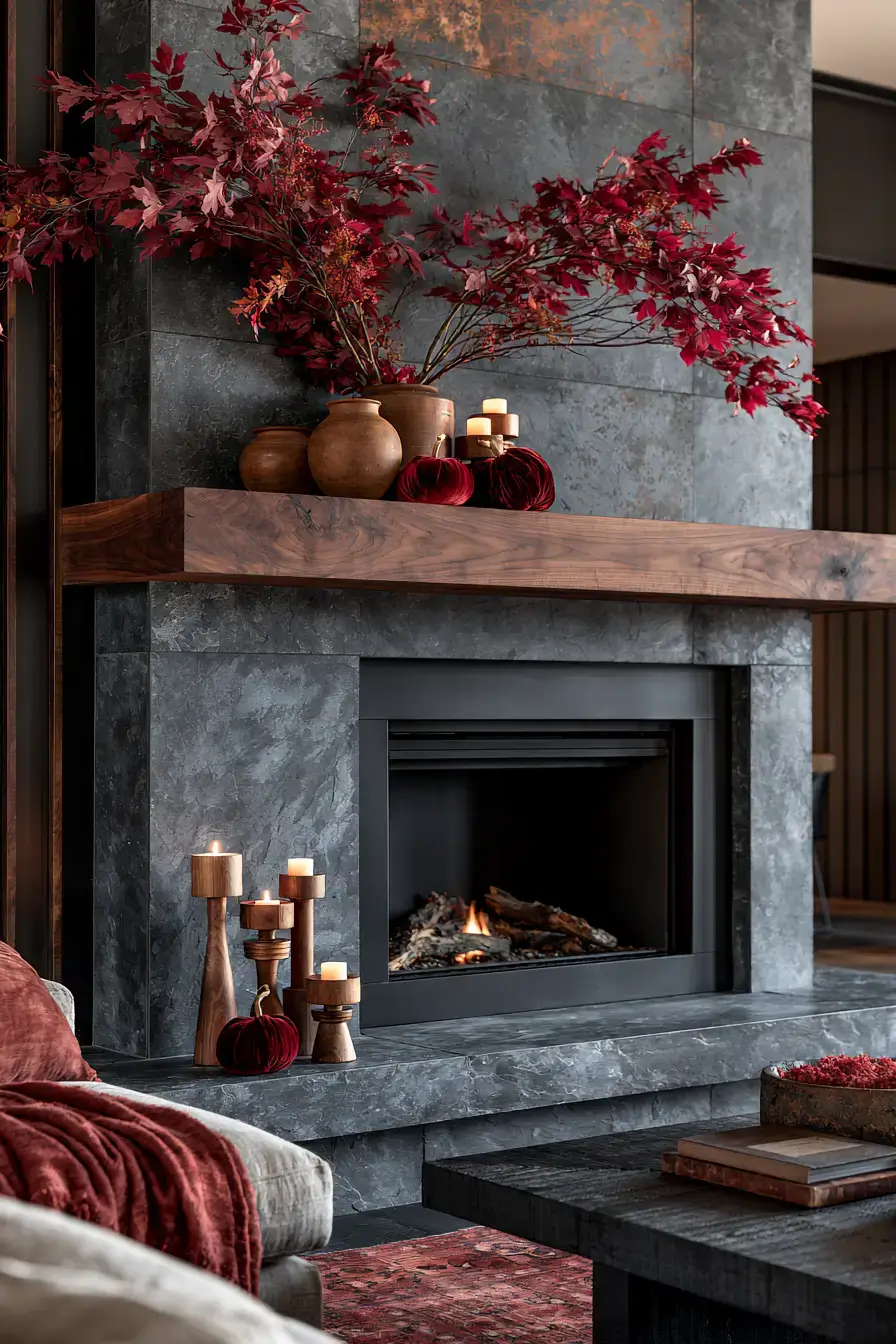 27 Autumn Fireplace Decor Ideas That Make the Hearth the Heart of the Season