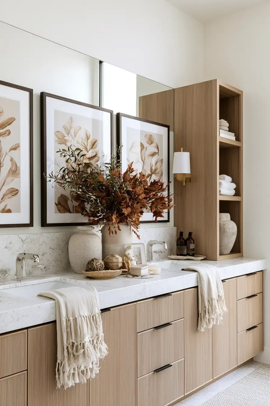 27 Fall Bathroom Decor Ideas That Make a Small Room Feel Like Autumn