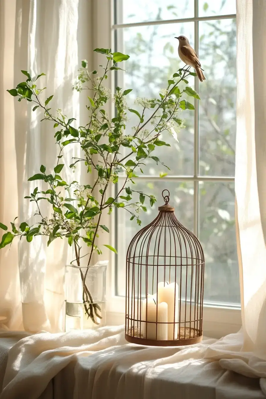 15 Vintage Birdcage Decor Ideas That Feel Romantic Without Trying Too Hard