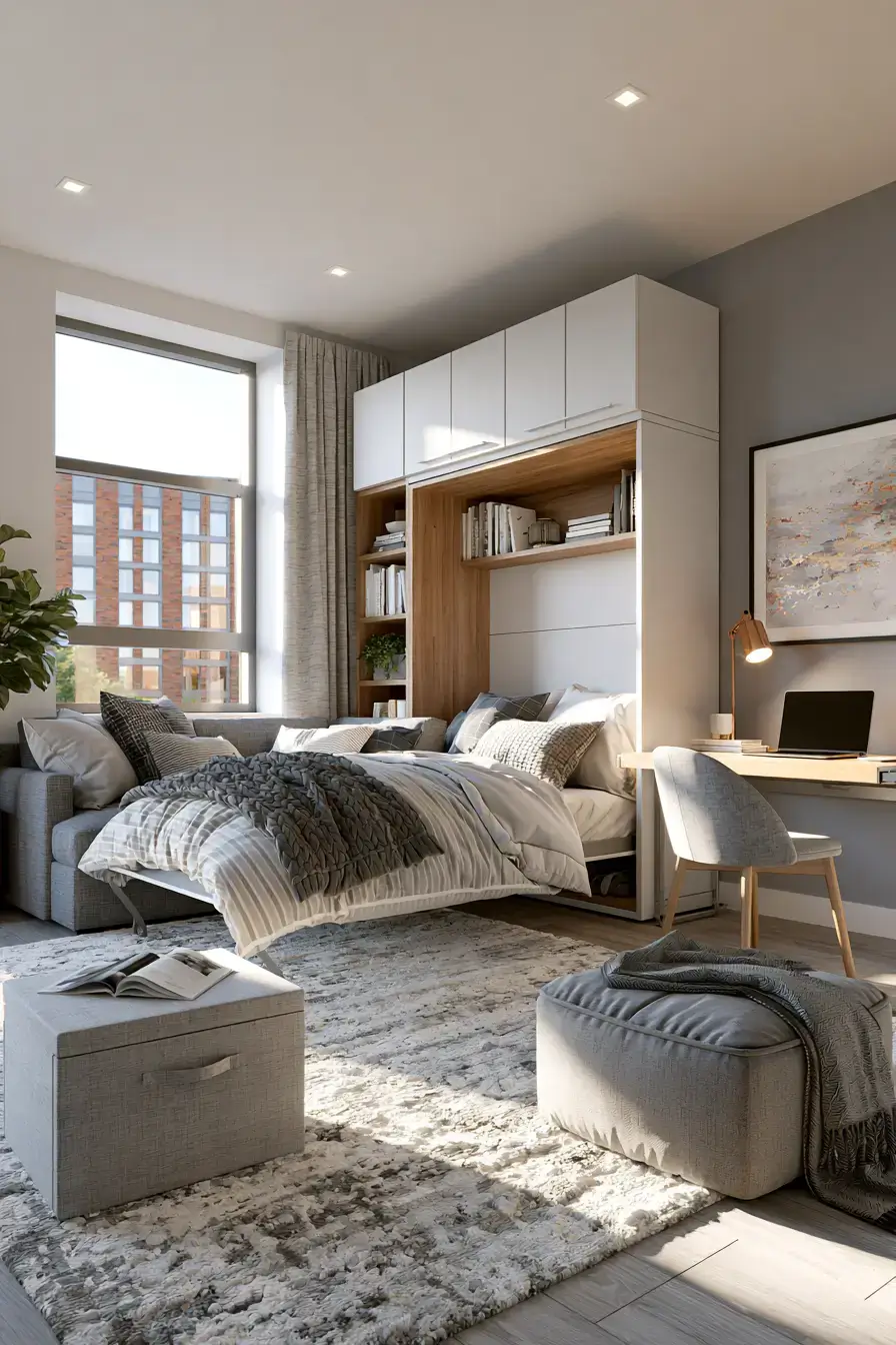 27 Bedsitter Arrangement Ideas That Make One Room Do the Work of Two