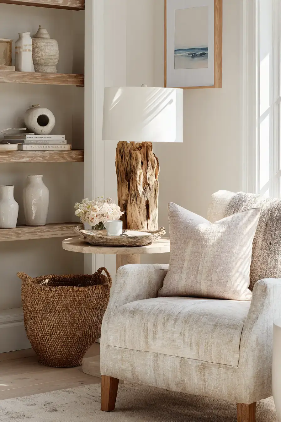 17 Driftwood Decor Ideas That Bring the Shoreline Indoors