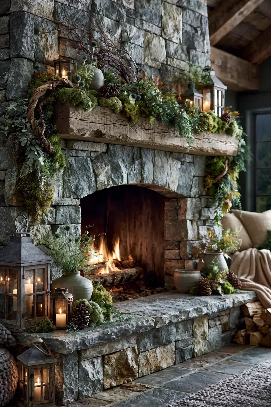 27 Autumn Fireplace Decor Ideas That Make the Hearth the Heart of the Season