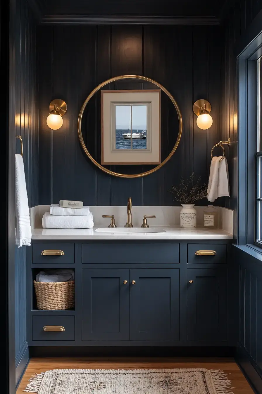 18 Nautical Bathroom Ideas That Bring the Harbor Home