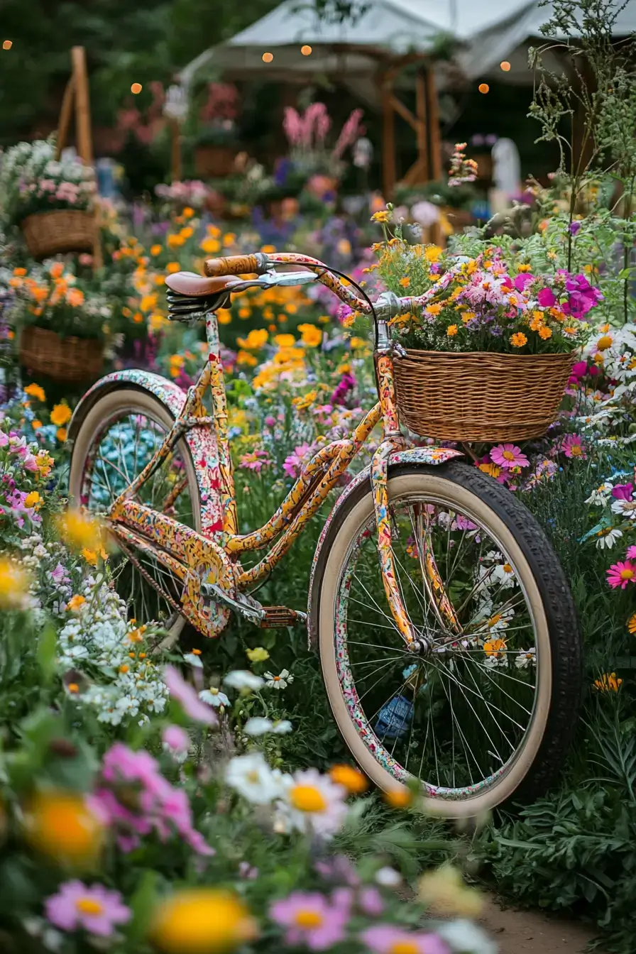 14 Bicycle Yard Decor Ideas That Turn Old Bikes Into Garden Features