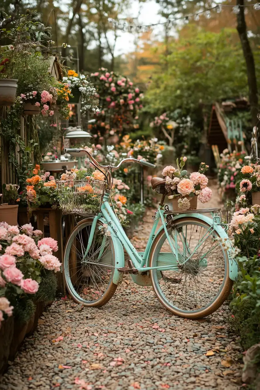 14 Bicycle Yard Decor Ideas That Turn Old Bikes Into Garden Features