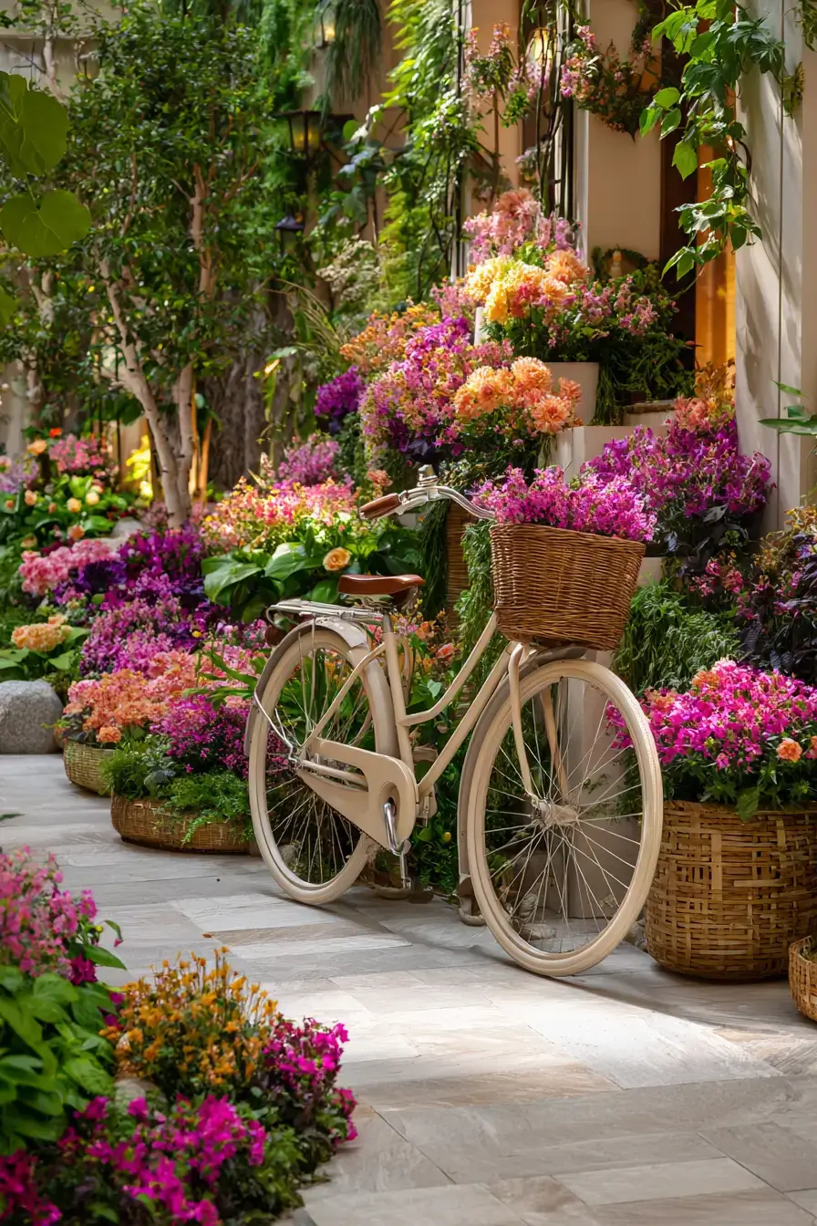 14 Bicycle Yard Decor Ideas That Turn Old Bikes Into Garden Features