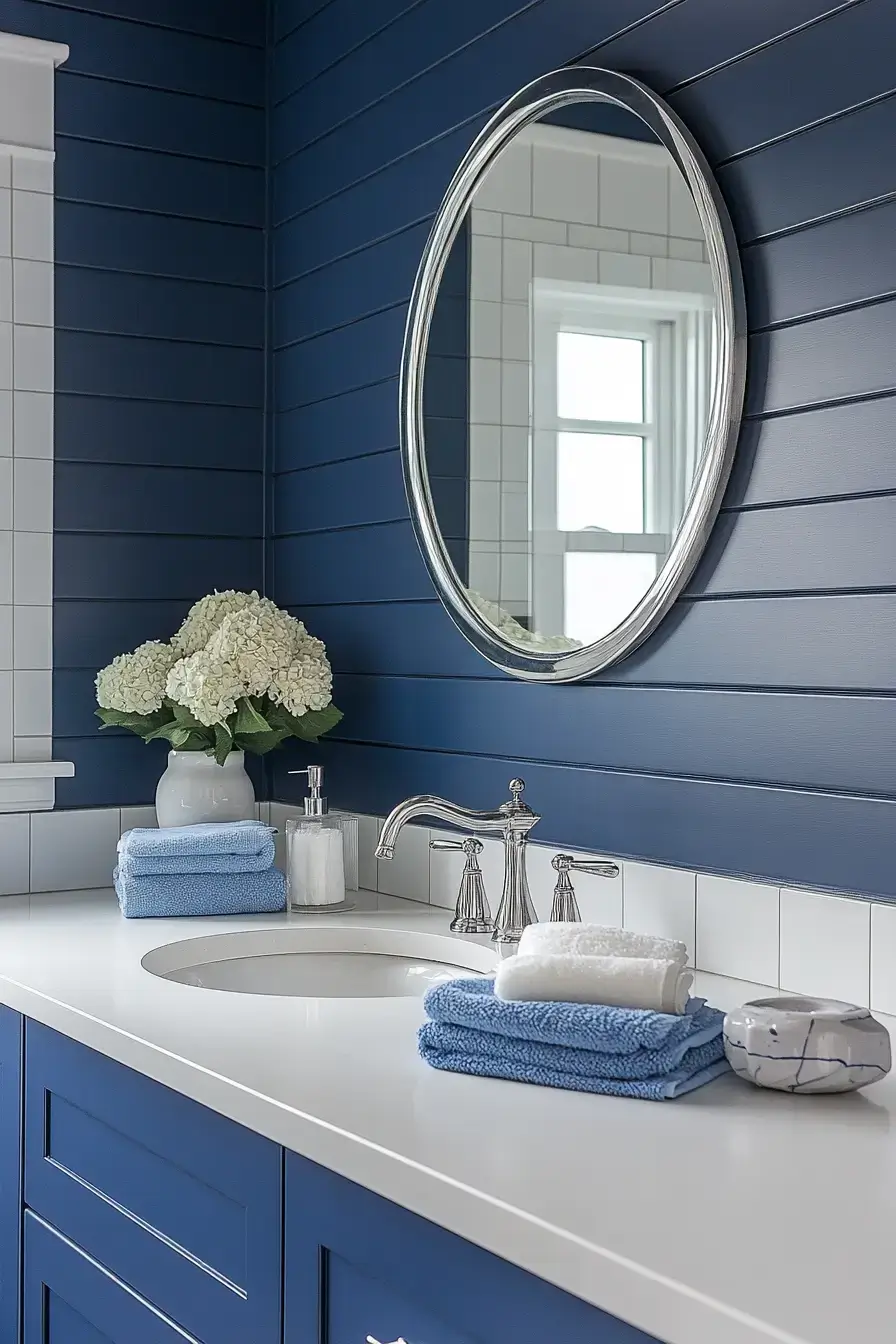 18 Nautical Bathroom Ideas That Bring the Harbor Home