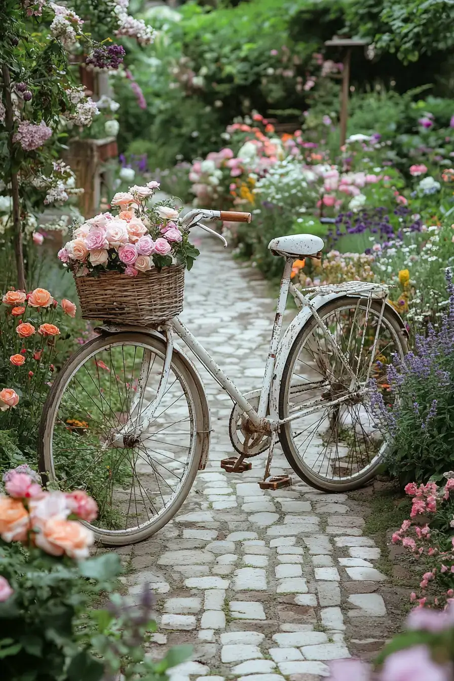 14 Bicycle Yard Decor Ideas That Turn Old Bikes Into Garden Features