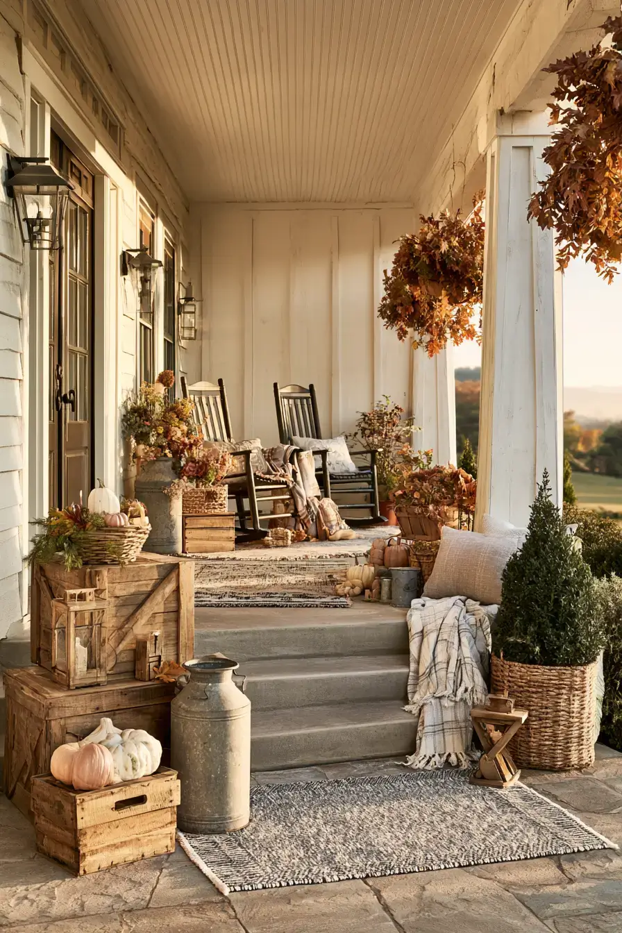 27 Fall Porch Decor Ideas That Make Coming Home Feel Like the Season