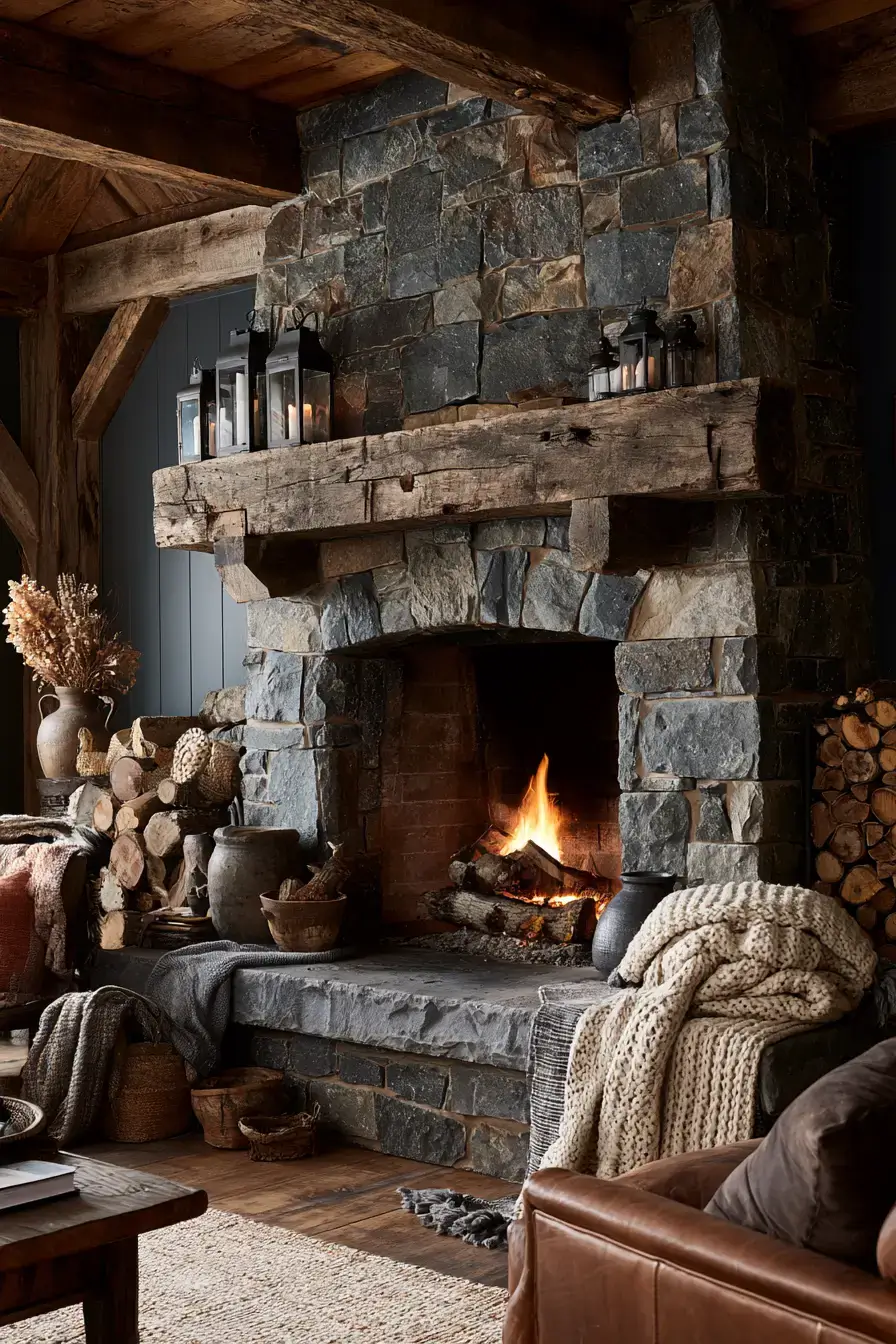 27 Autumn Fireplace Decor Ideas That Make the Hearth the Heart of the Season