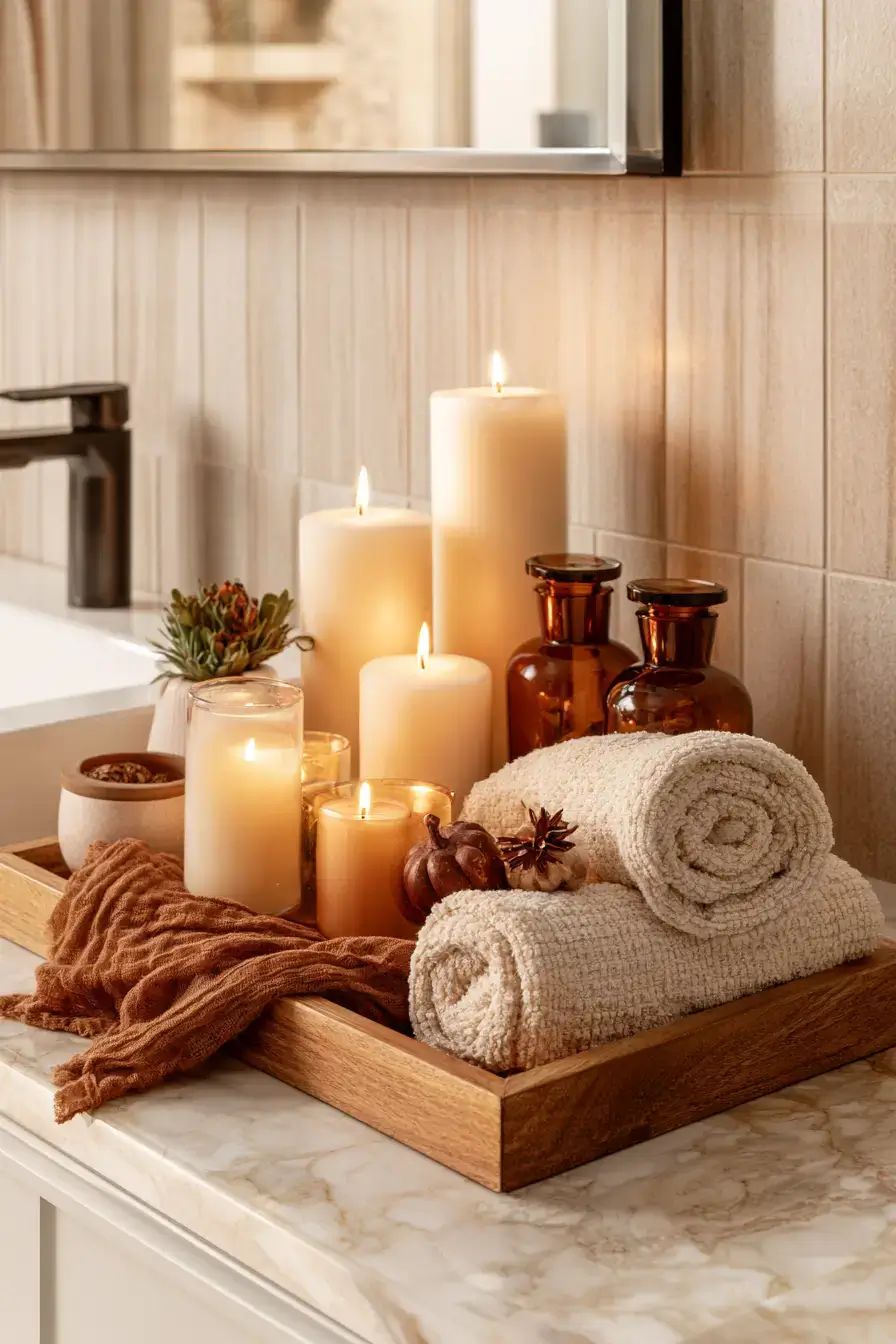27 Fall Bathroom Decor Ideas That Make a Small Room Feel Like Autumn