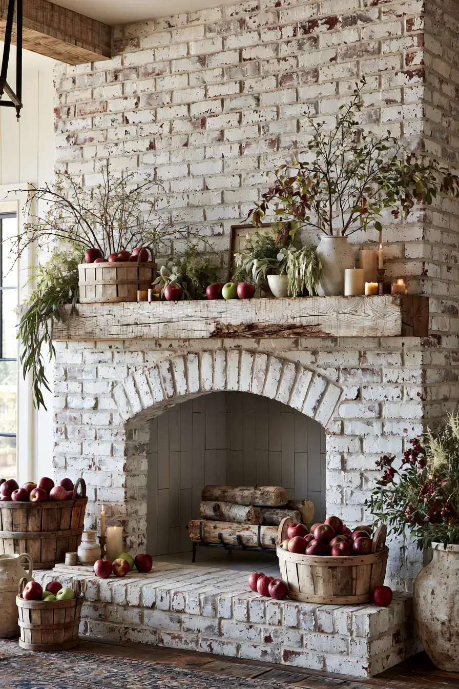27 Autumn Fireplace Decor Ideas That Make the Hearth the Heart of the Season