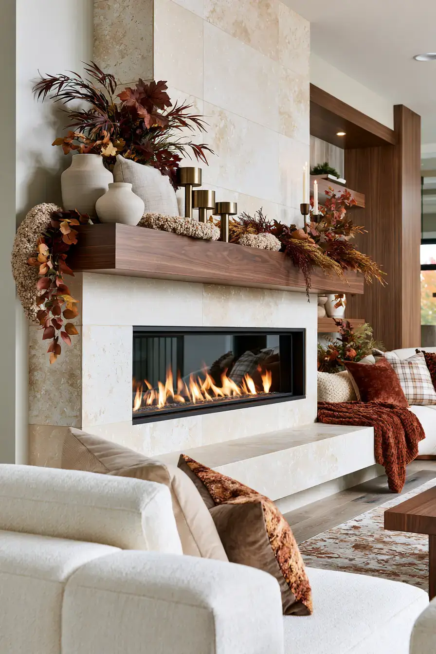 27 Autumn Fireplace Decor Ideas That Make the Hearth the Heart of the Season