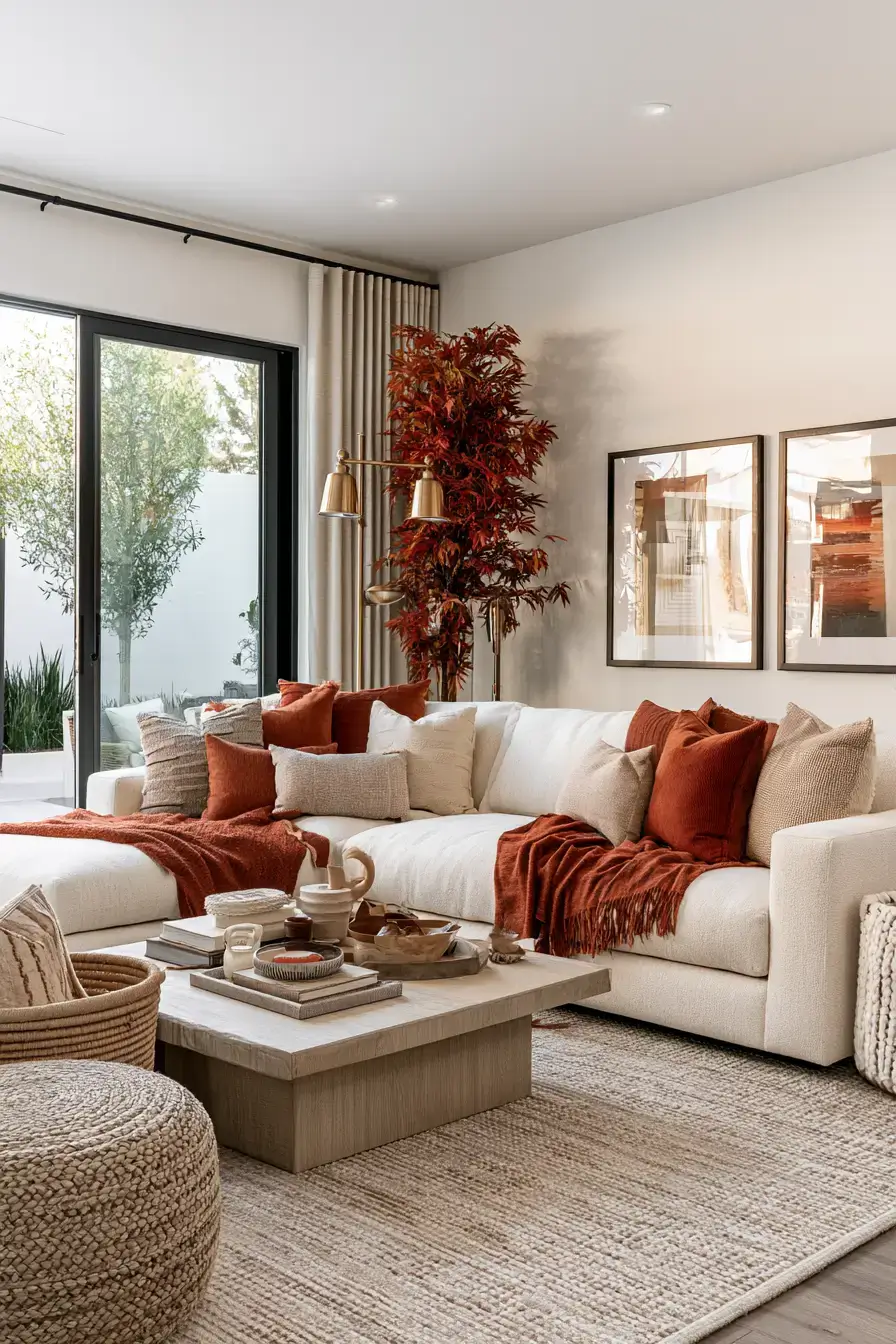 27 Fall Living Room Decor Ideas That Make the Whole House Feel Like Autumn