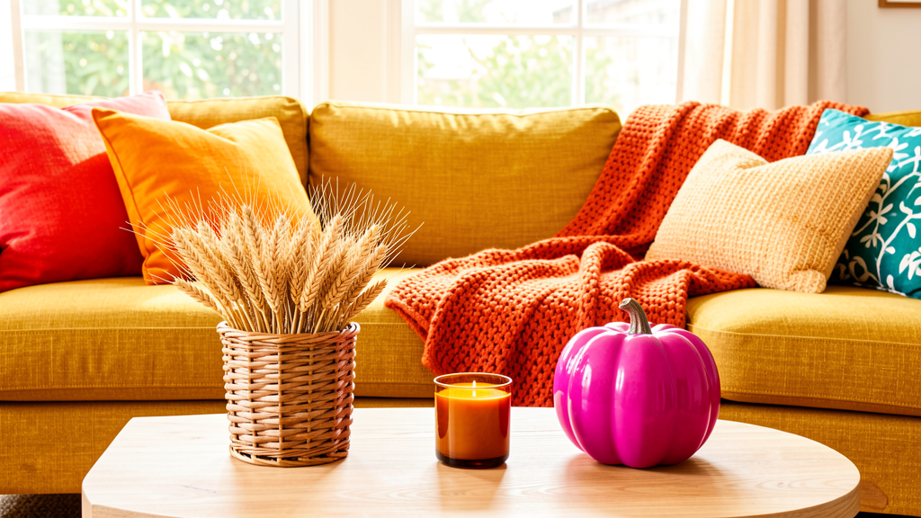 fall living room decor