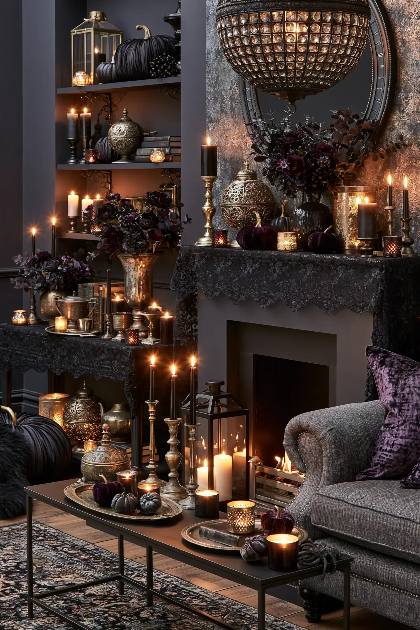 23 Halloween Home Decor Ideas for a Moody, Collected Look
