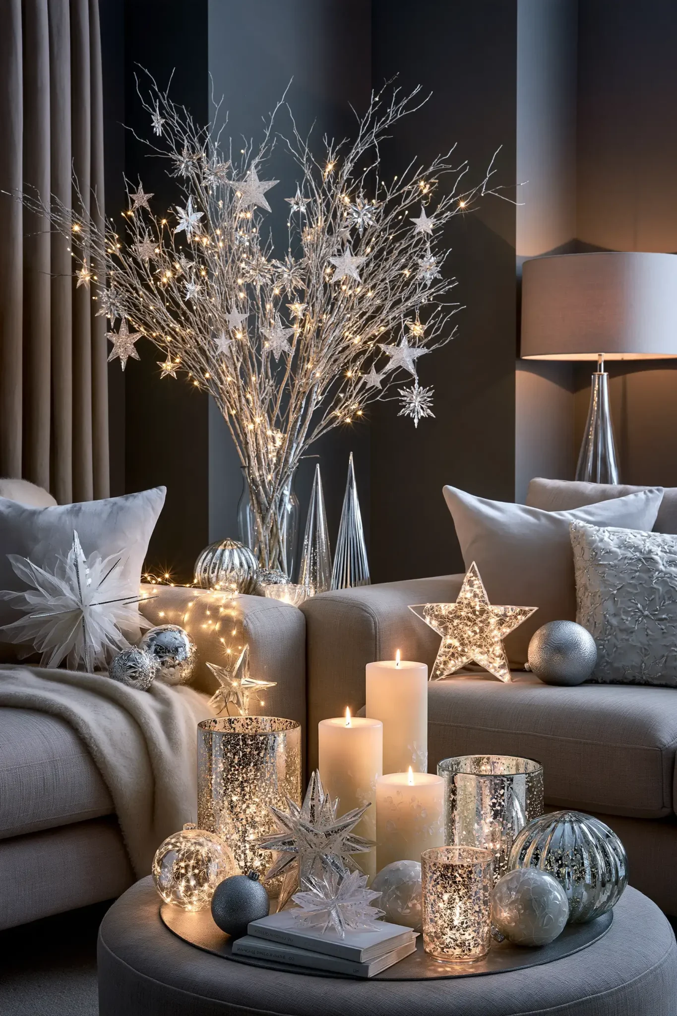24 White Christmas Decor Ideas for a Quiet, Snowy Feel Inside