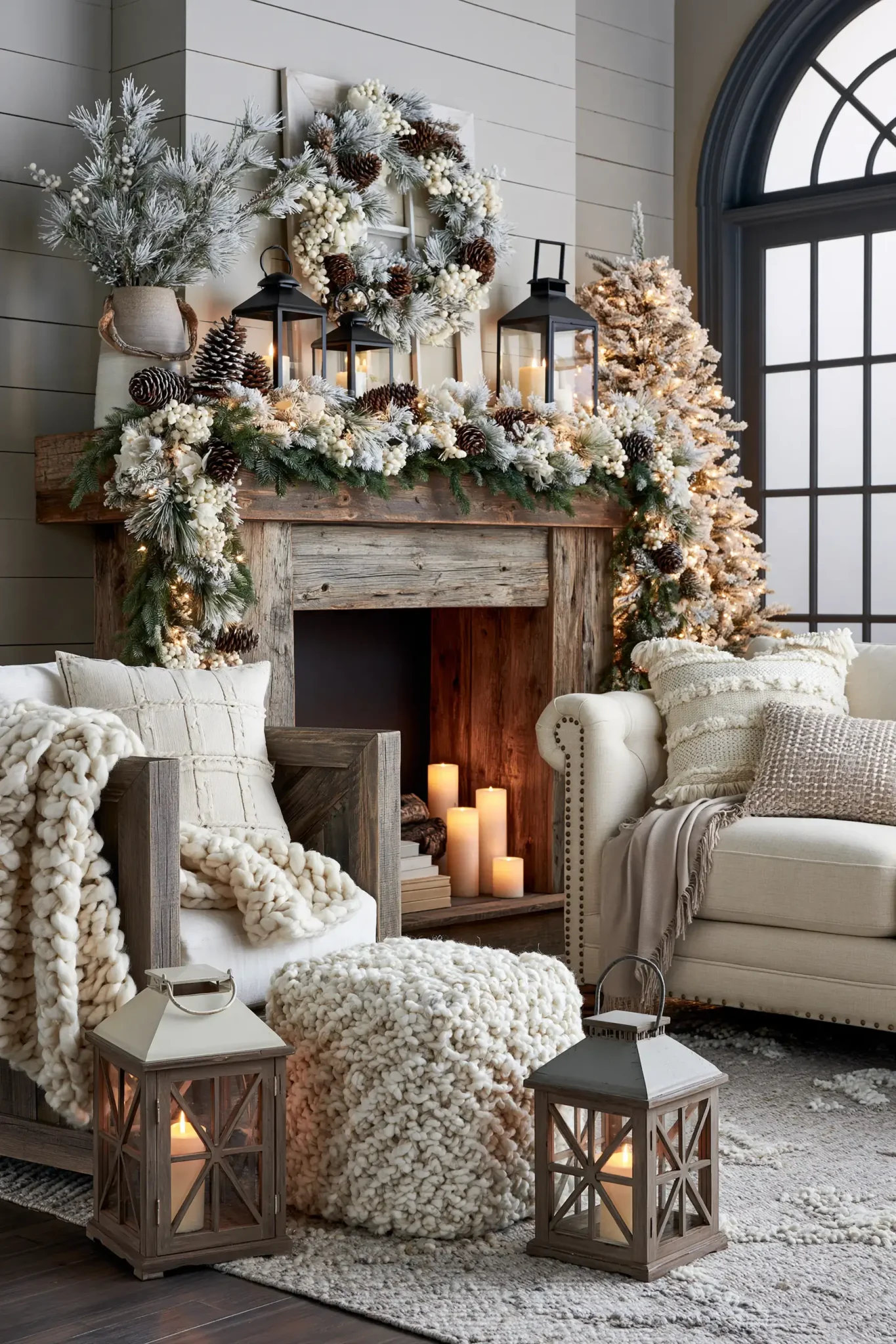 24 White Christmas Decor Ideas for a Quiet, Snowy Feel Inside