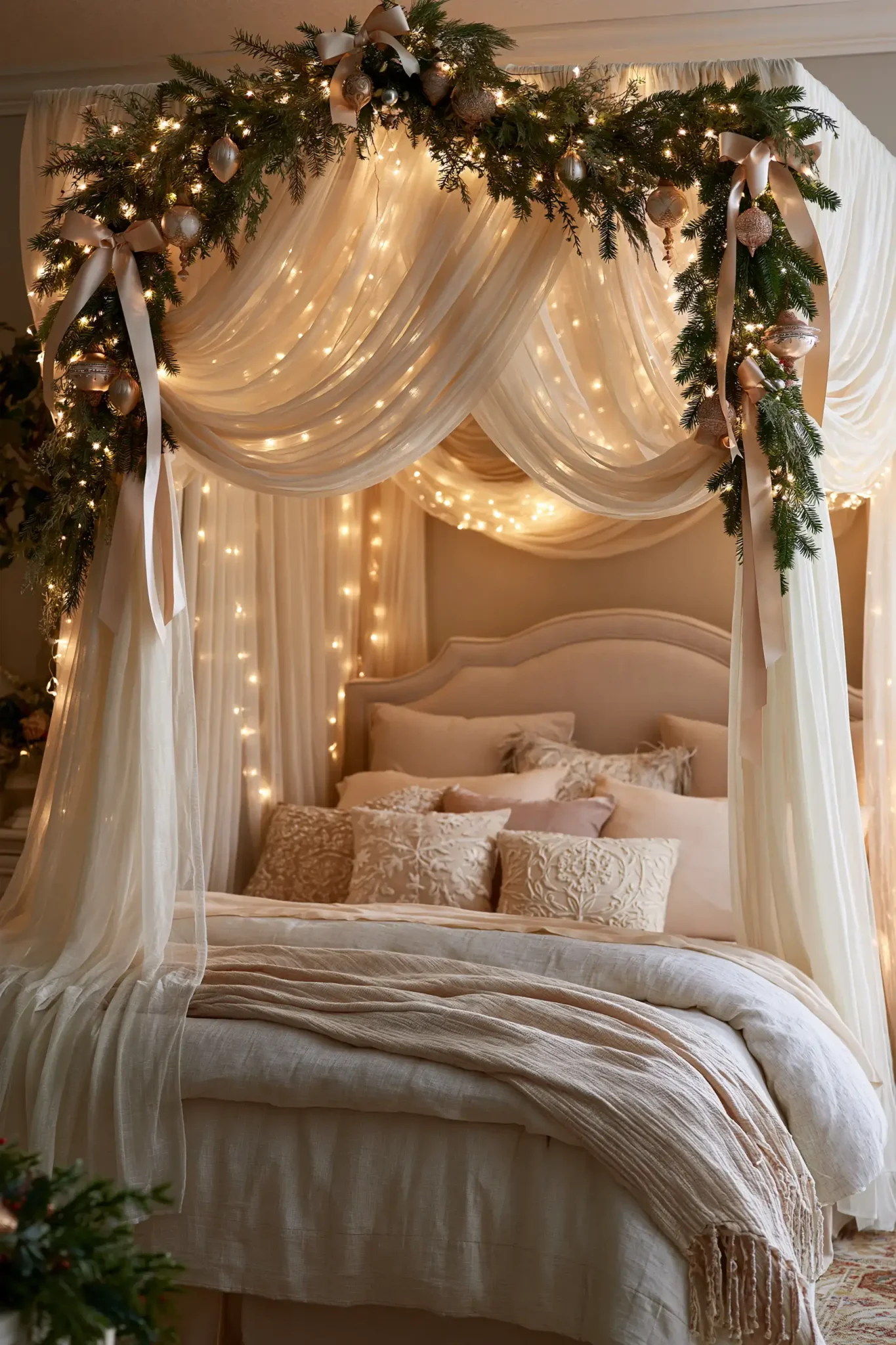 23 Christmas Bedroom Decor Ideas for a Soft, Cozy Retreat
