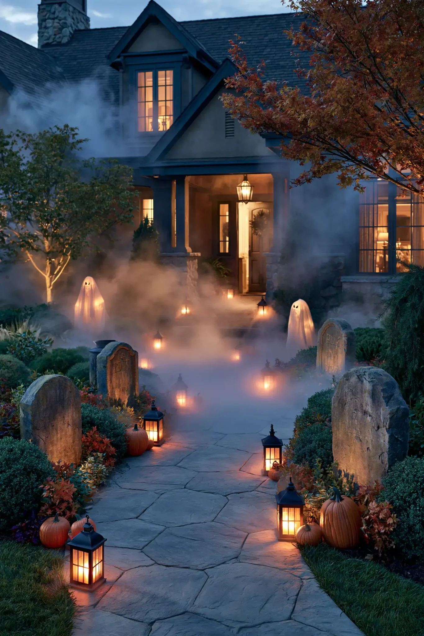 20 Outdoor Halloween Decor Ideas for a Front Yard That Feels Festive, Not Frightening