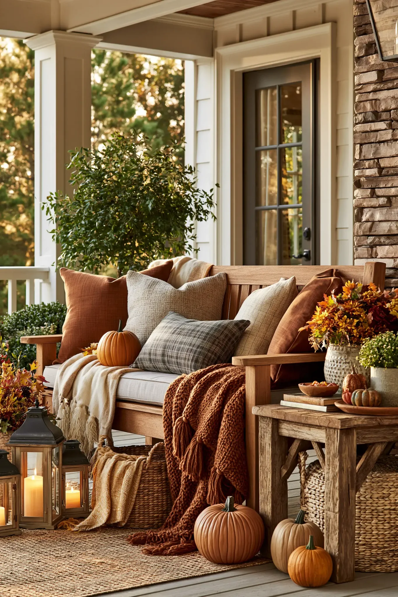 24 Fall Porch Decor Ideas That Carry the Whole Season