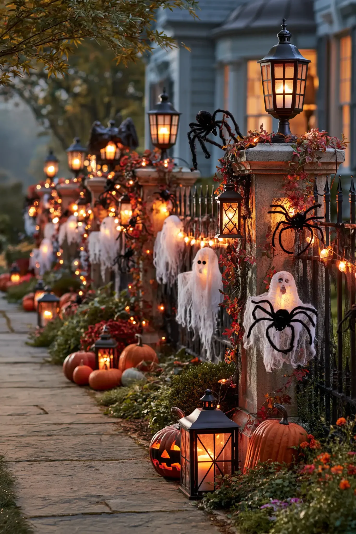 20 Outdoor Halloween Decor Ideas for a Front Yard That Feels Festive, Not Frightening