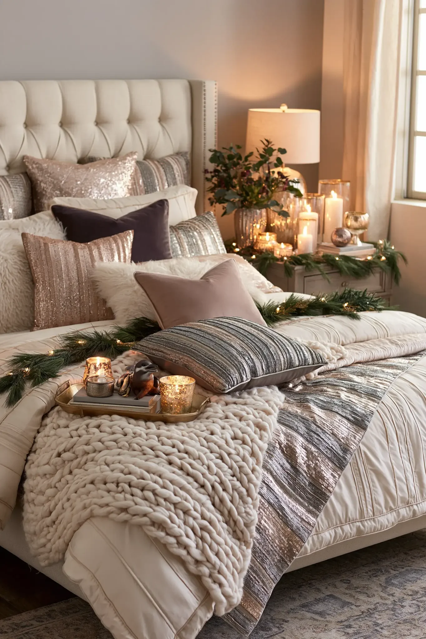 23 Christmas Bedroom Decor Ideas for a Soft, Cozy Retreat
