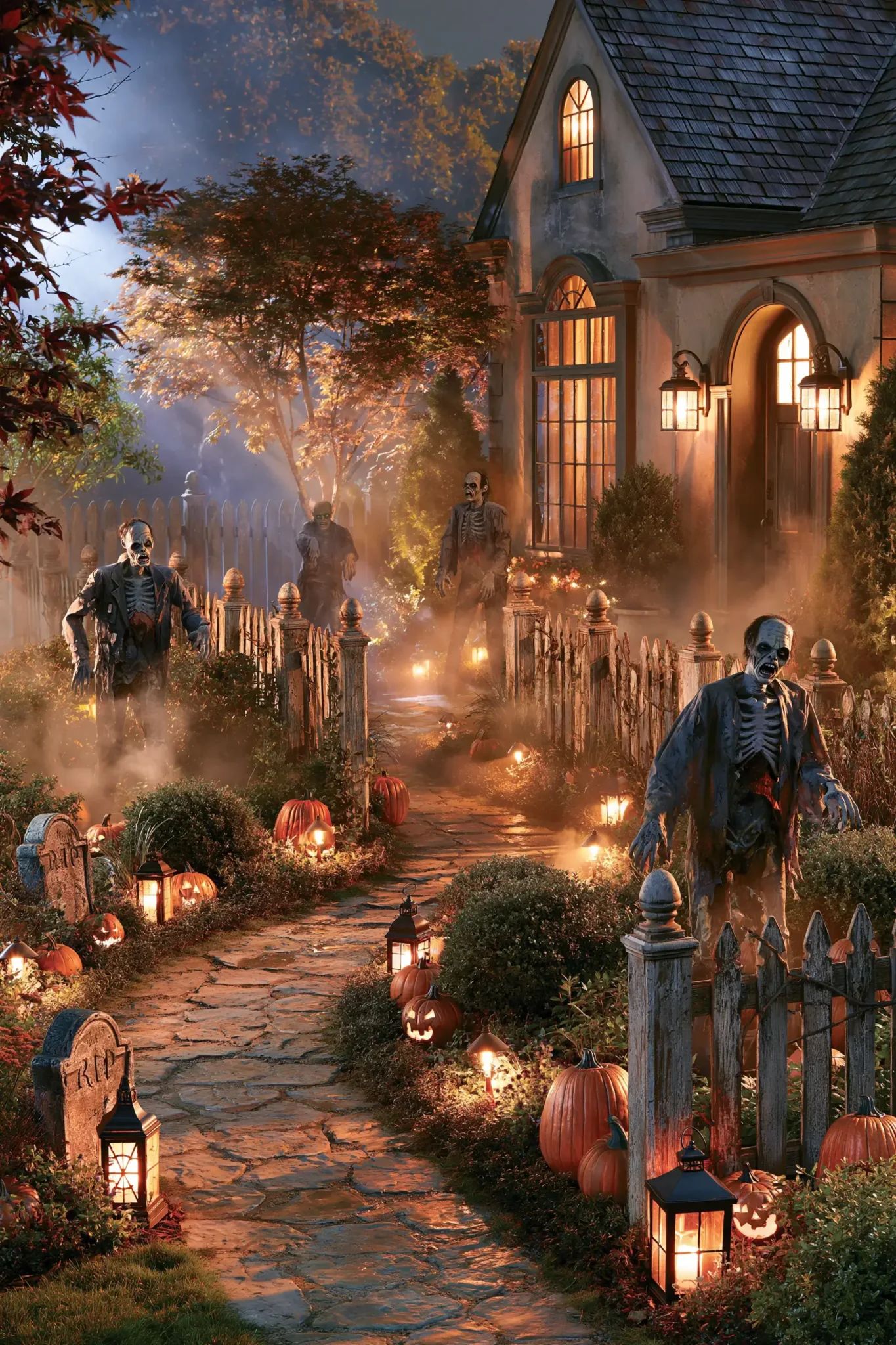 20 Outdoor Halloween Decor Ideas for a Front Yard That Feels Festive, Not Frightening