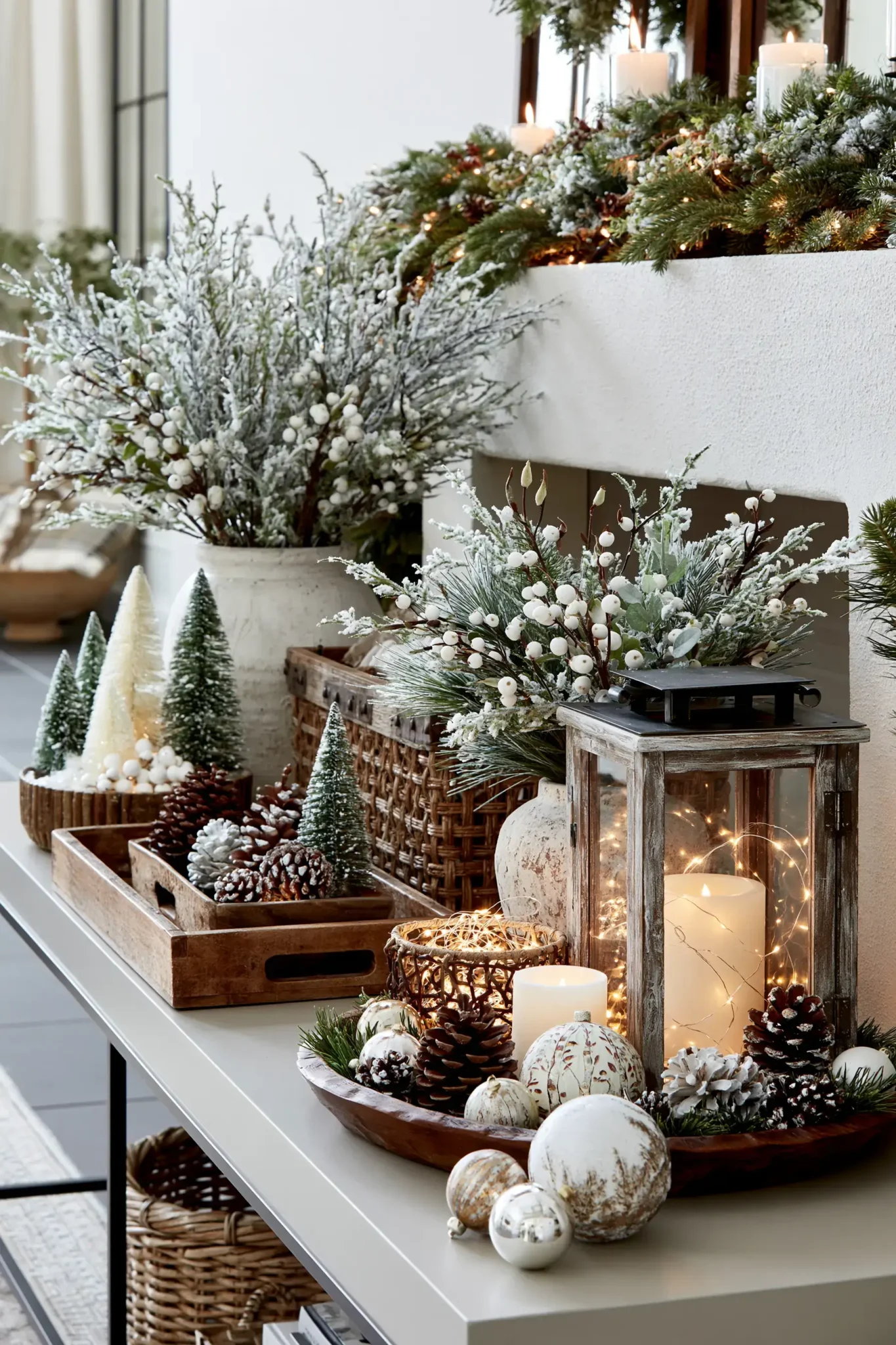 24 White Christmas Decor Ideas for a Quiet, Snowy Feel Inside