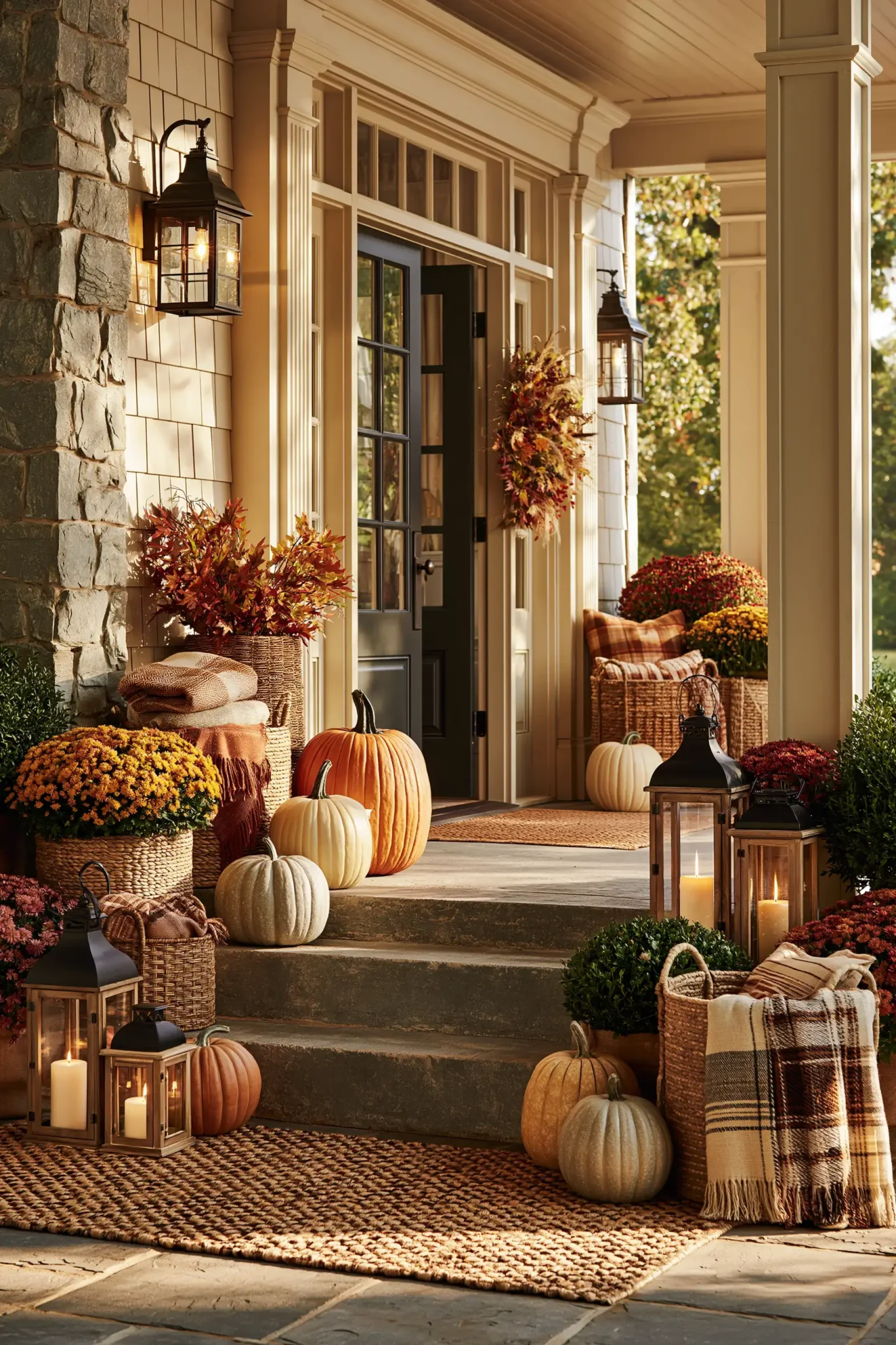 24 Fall Porch Decor Ideas That Carry the Whole Season