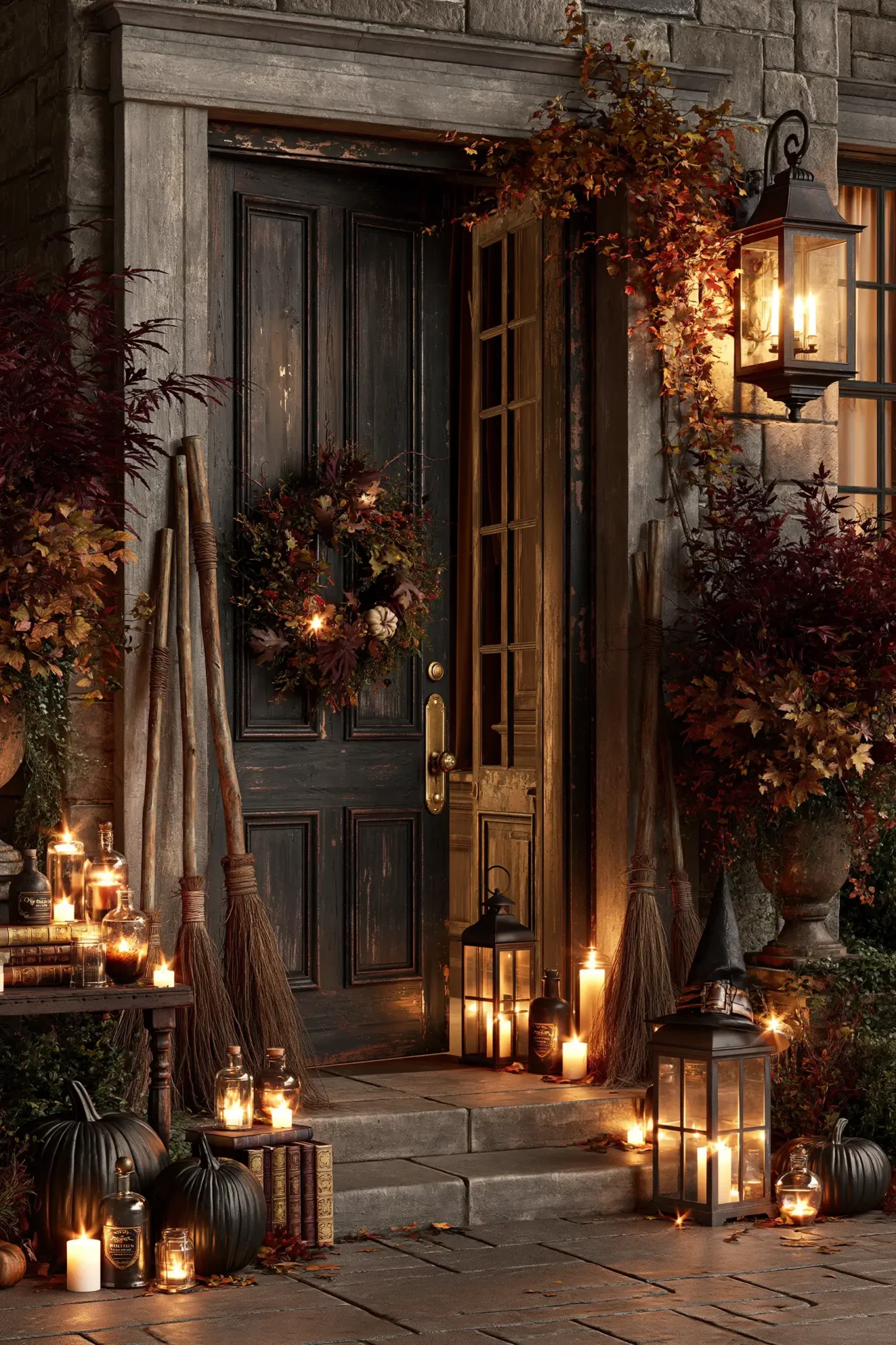 22 Halloween Door Decor Ideas for an Entry That Welcomes, Not Warns