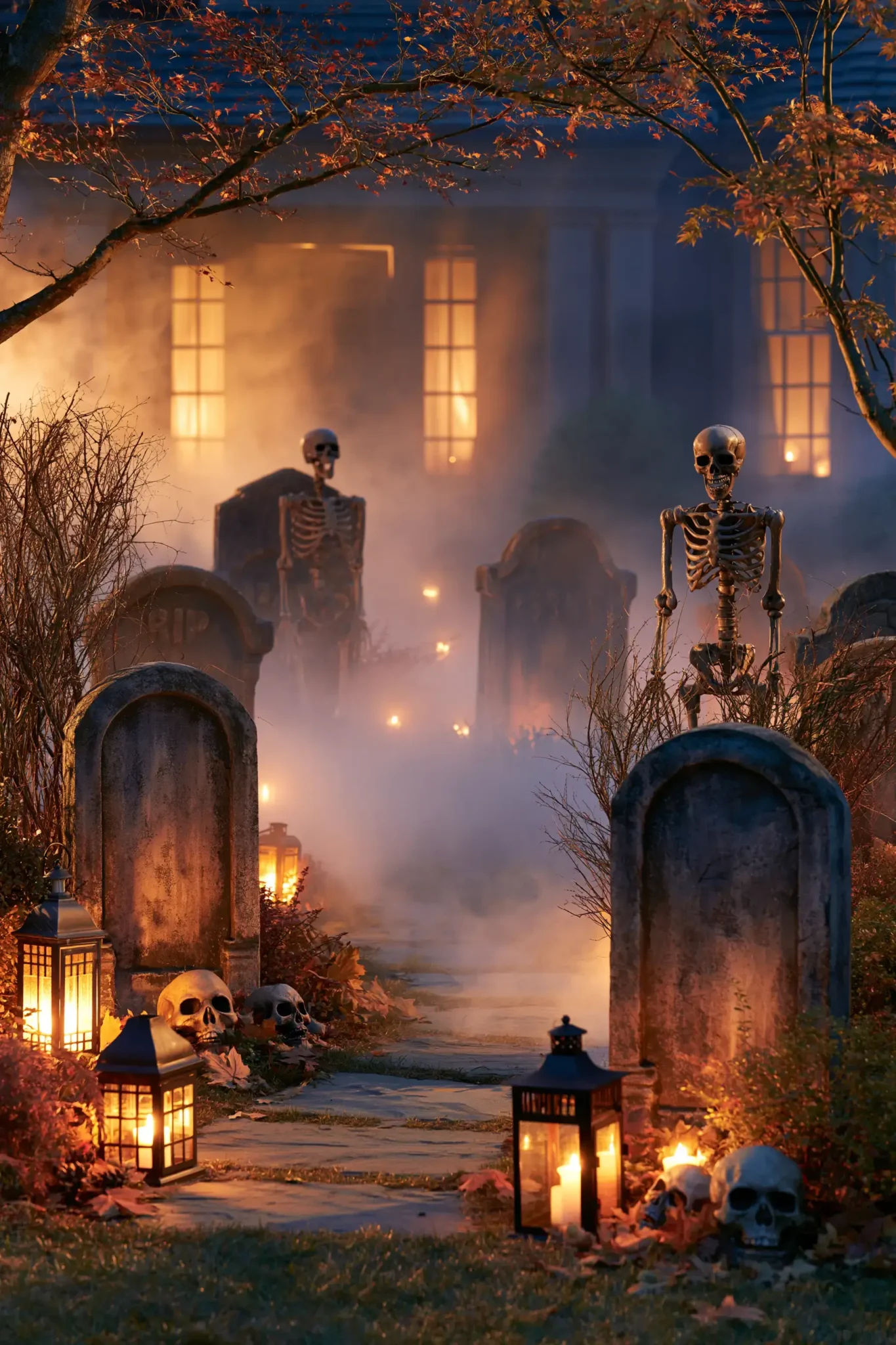 20 Outdoor Halloween Decor Ideas for a Front Yard That Feels Festive, Not Frightening