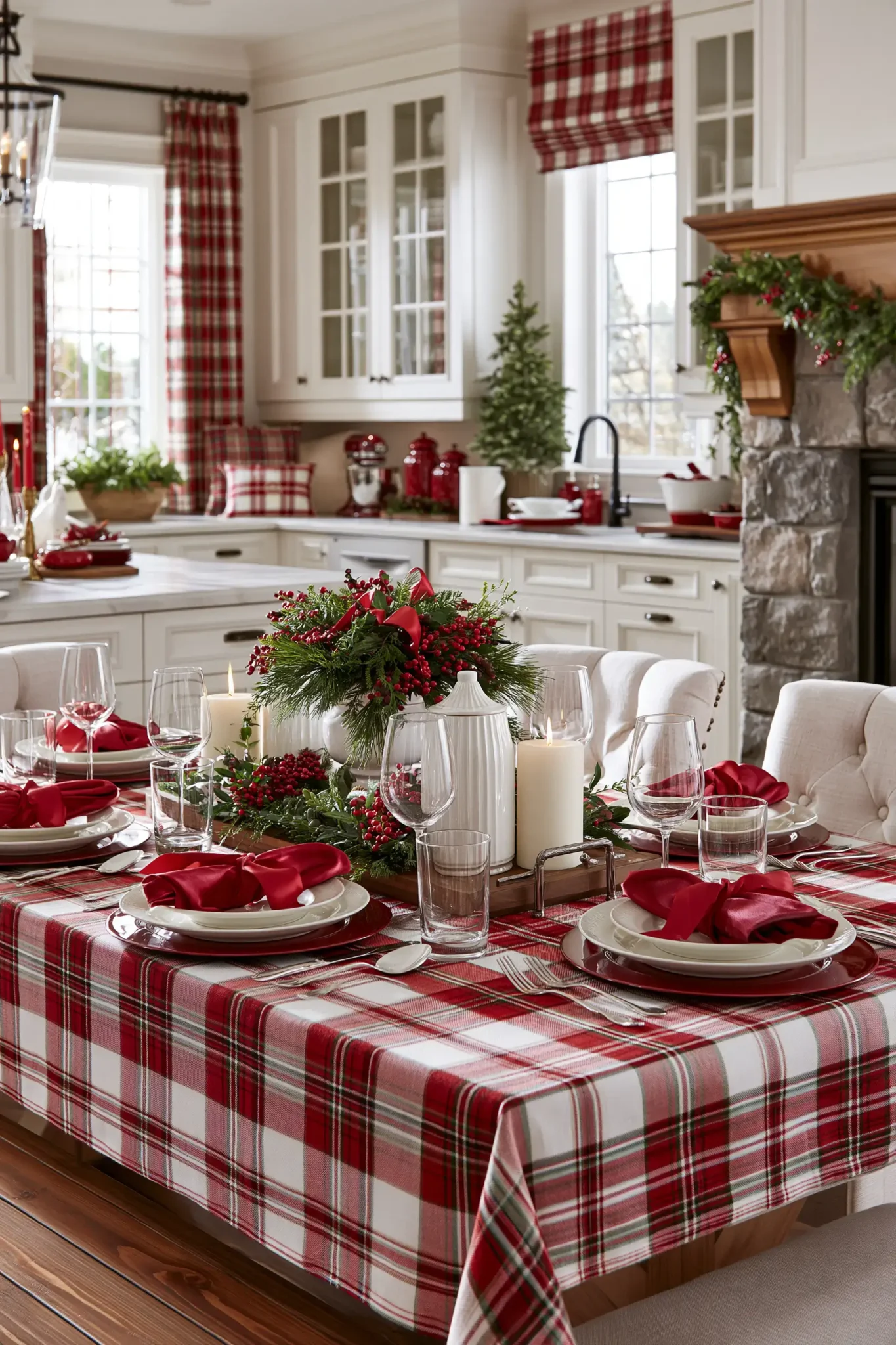 21 Christmas Kitchen Decor Ideas for a Room You Still Cook In