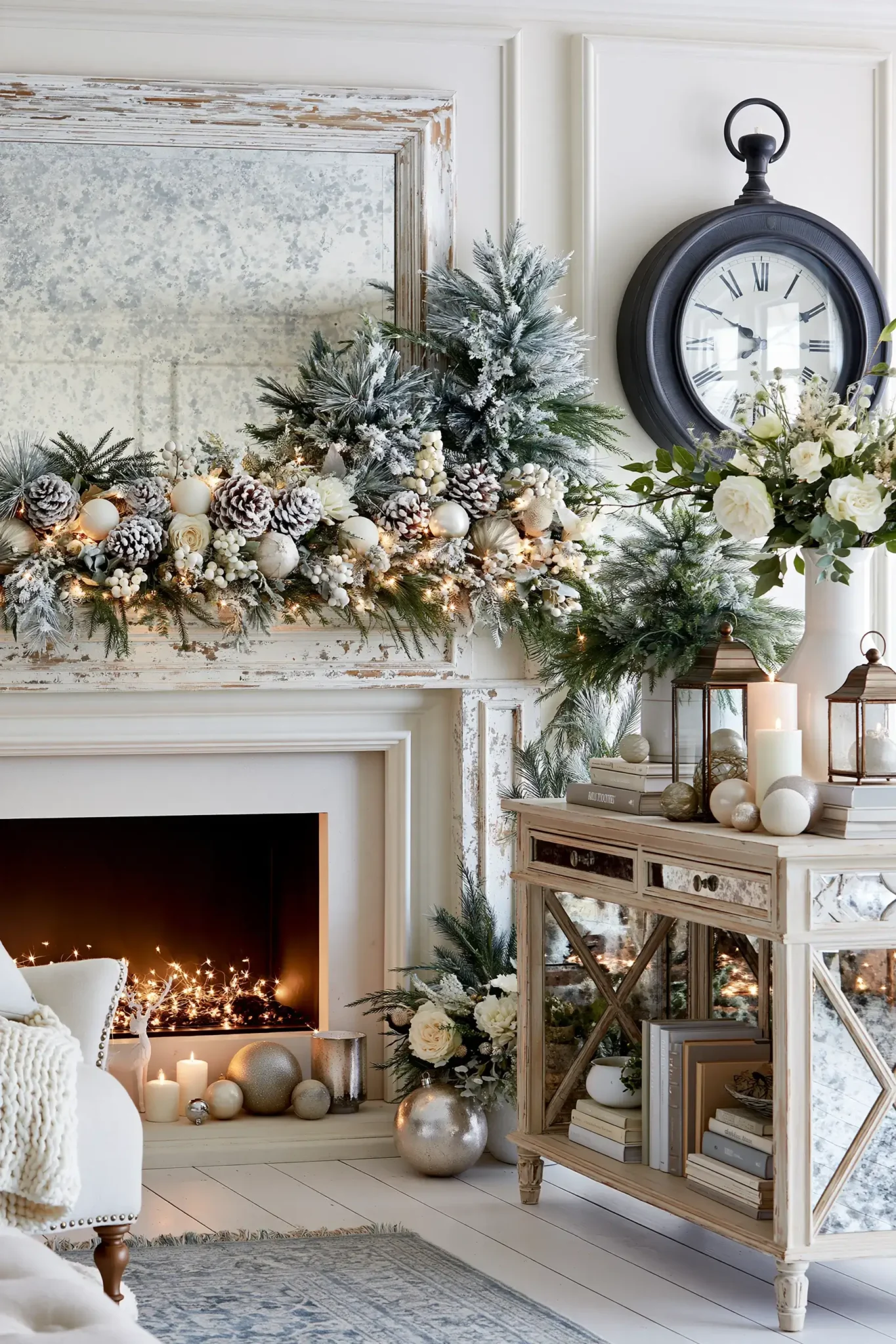 24 White Christmas Decor Ideas for a Quiet, Snowy Feel Inside