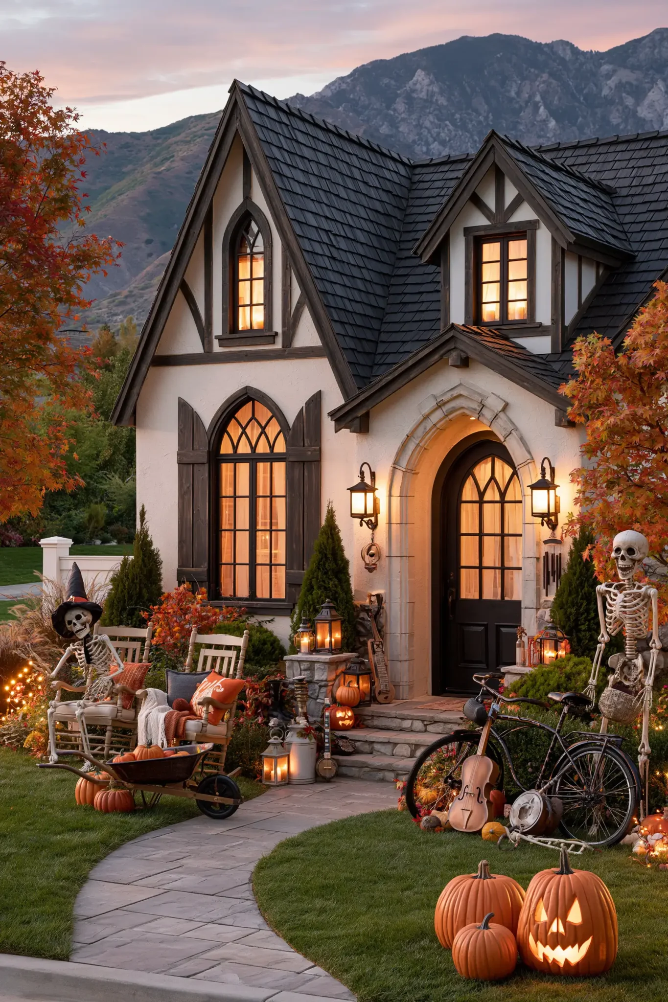 20 Outdoor Halloween Decor Ideas for a Front Yard That Feels Festive, Not Frightening