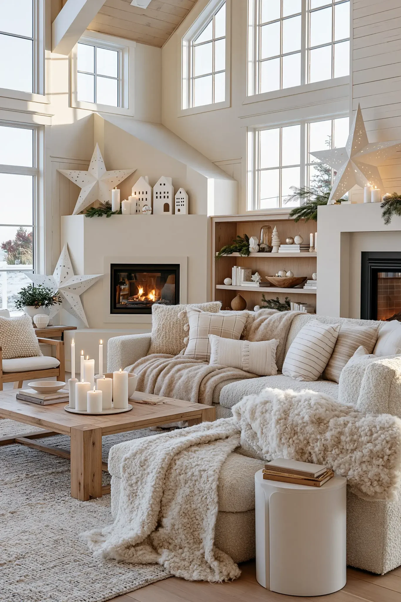 24 White Christmas Decor Ideas for a Quiet, Snowy Feel Inside